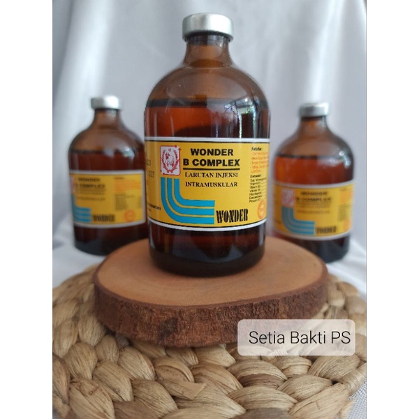 Vitamin B.Kompleks Wonder 100ml / Vitamin B.Komplek Hewan Kucing Sapi Domba