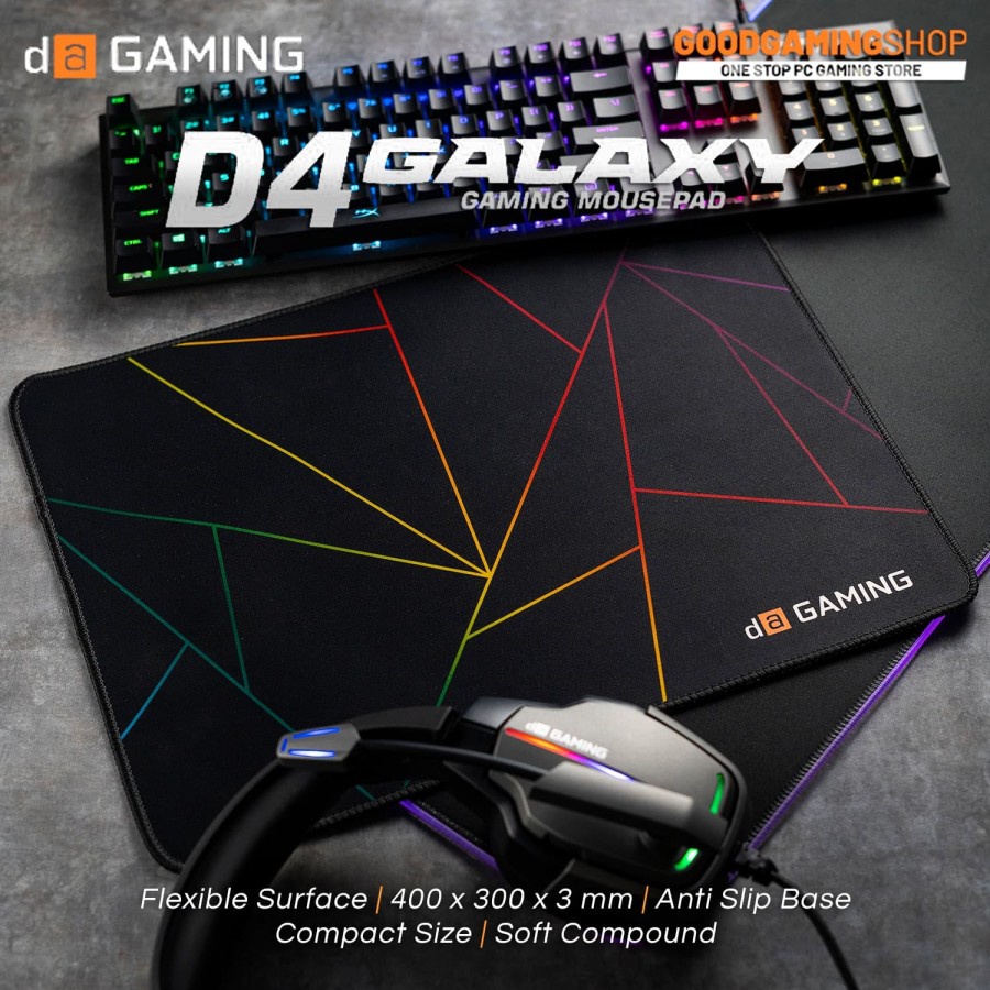 Mousepad Gaming Digital Alliance Galaxy Mouse Pad Gaming D4 Galaxy