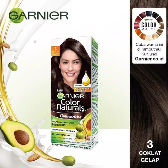 Garnier Color Natural Express Coklat Gelap