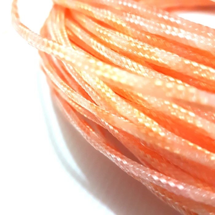 3mm Sleeving Cable orange peach Sleeve Kabel 3 mm psu peach glossy