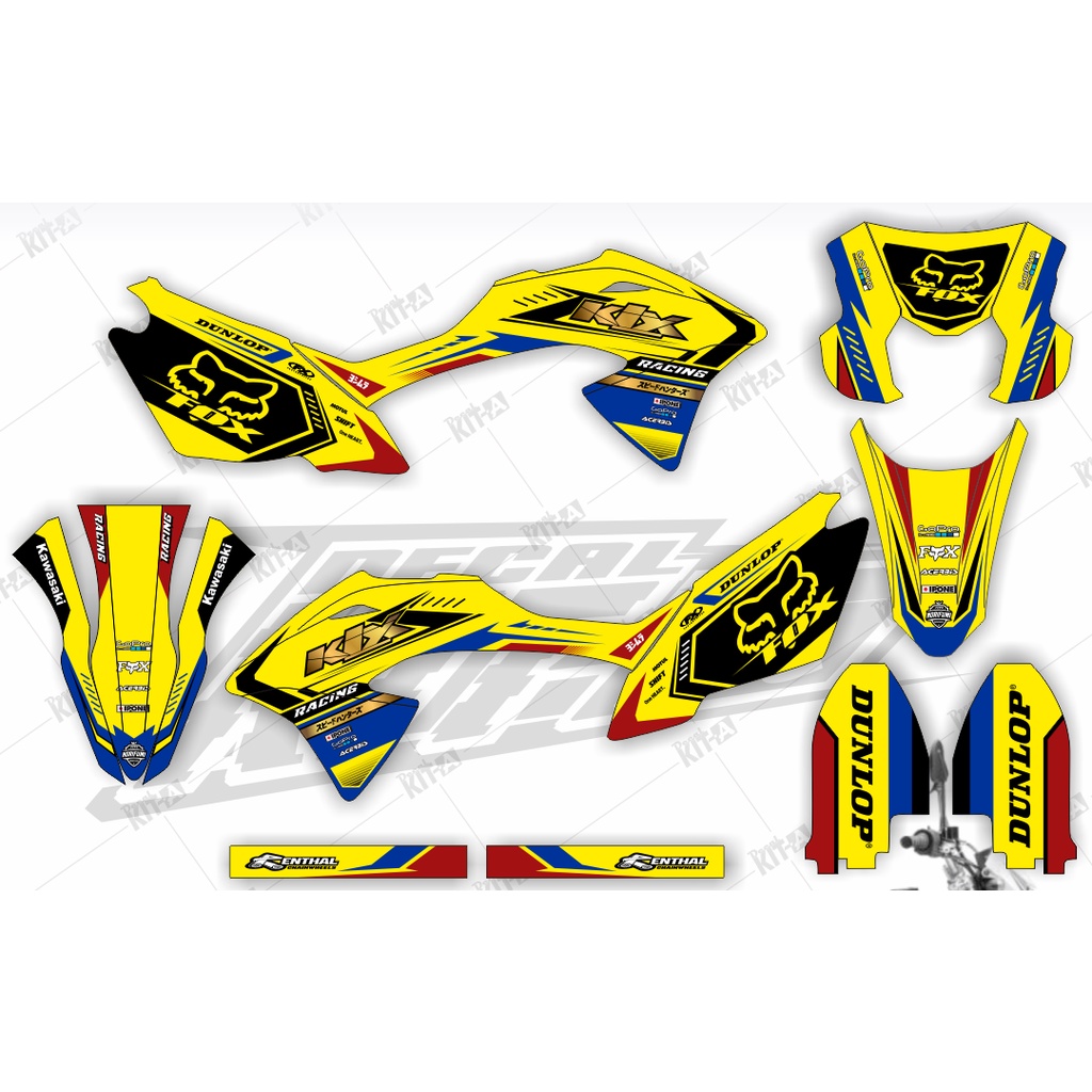 Decal Klx 150 Bf Striping Klx 150