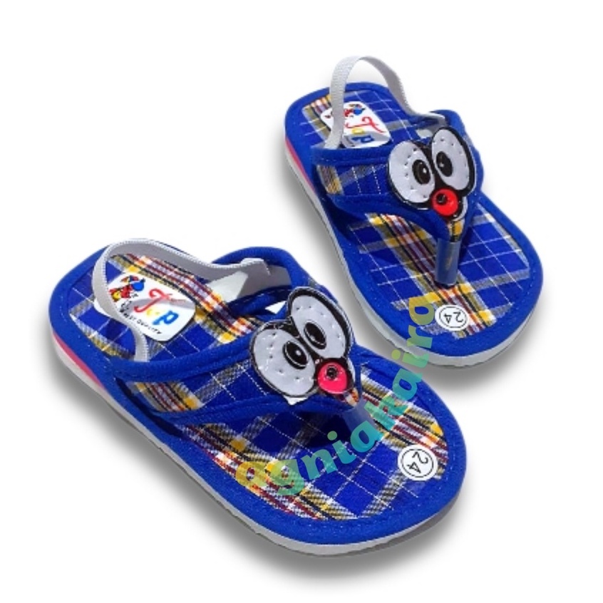 Sandal Bayi Bunyi Encit Kain Kotak New