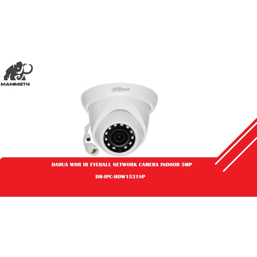 Dahua IPC-HDW1531SP. IP Camera Dahua Indoor 5Mp
