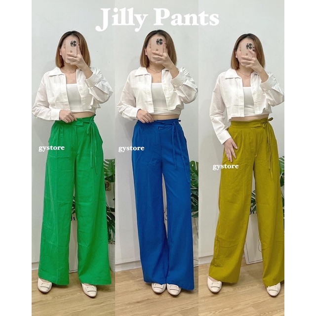 Jilly Pants | Celana Kulot Tali Highwaist