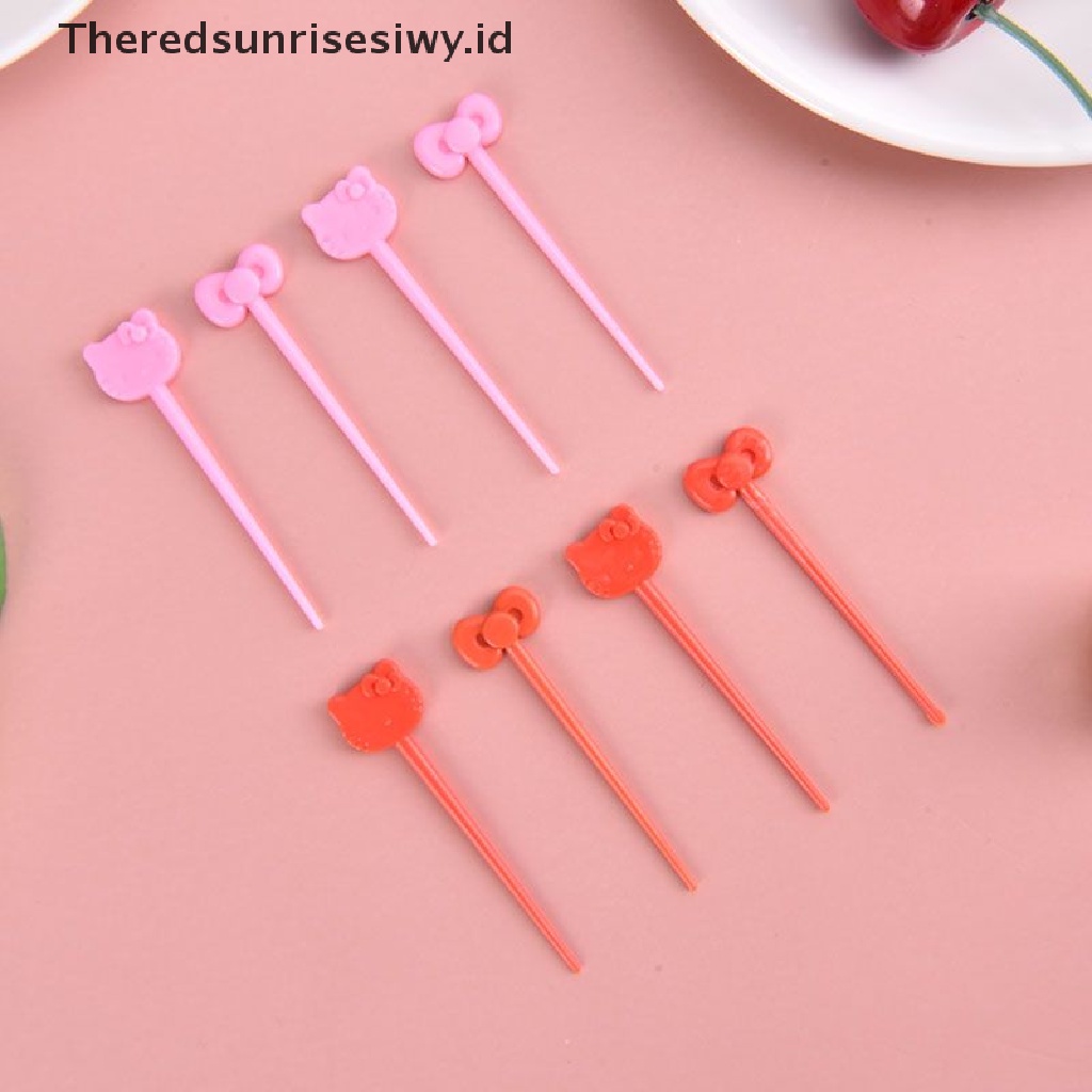 # Alat Pemotong Buah # Tusuk Gigi Buah / Snack / Kue / Dessert Desain Kartun Lucu Untuk Dekorasi