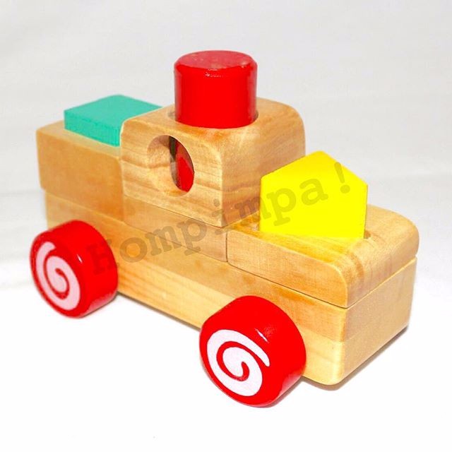 MAINAN KAYU EDUKASI ANAK: SORTING PUZZLE TRUCK