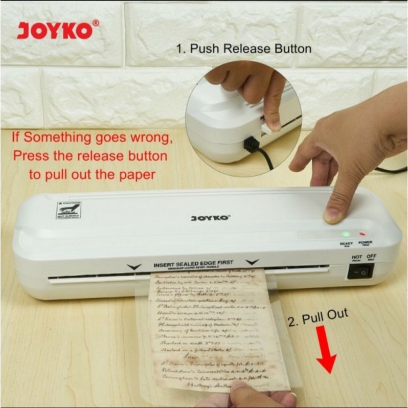 Alat Laminating JOYKO LM 05 size A4 &amp; F4 Mesin Laminator Ekonomis Watt