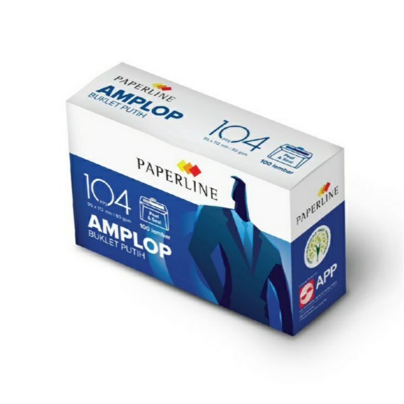 

Amplop Putih PAPERLINE White Envelope 104 PPS (95x152mm)