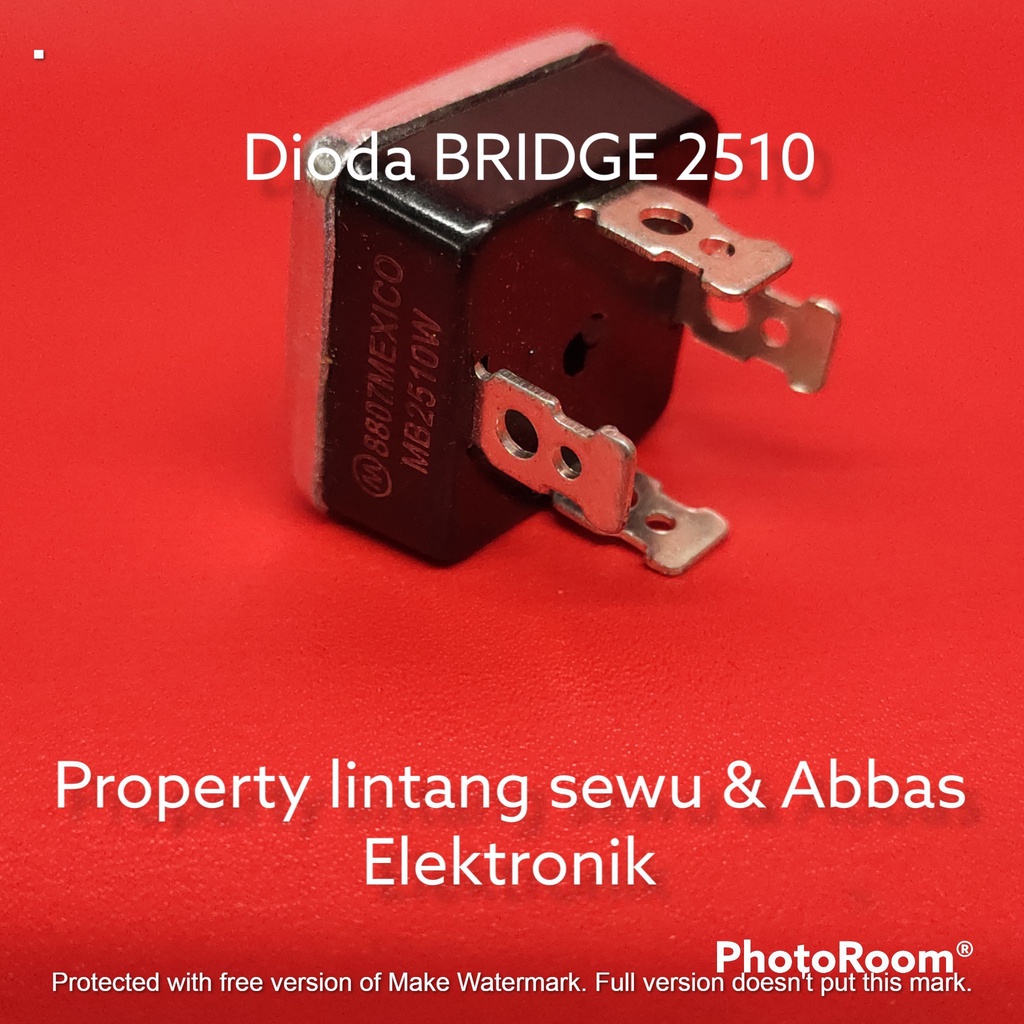 DIODA KOTAK BRIDGE MB2510W MBW 2510 25 AMPER