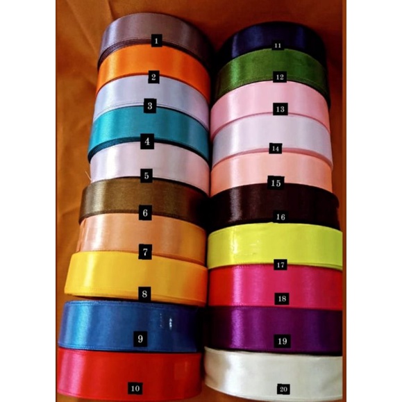 

pita saten polos 1inch