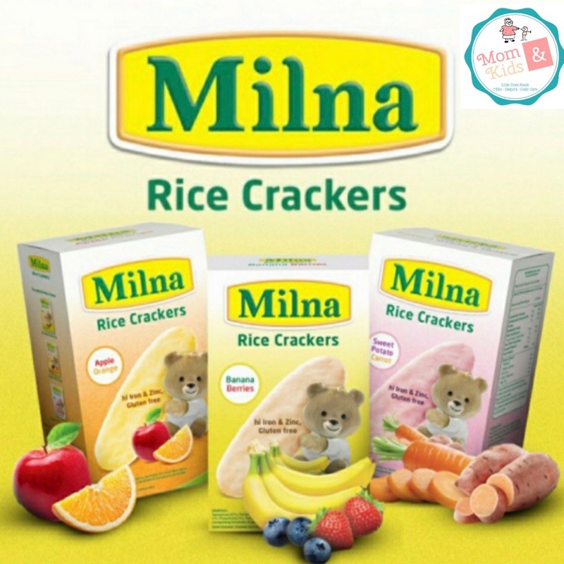 Milna Rice Crackers 20 gr (5 sachet)