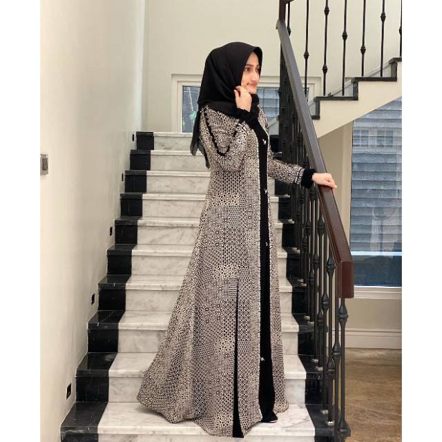 (BOOKED) ALEENA DRESS MOTIF BY JAVINA OFFICIAL