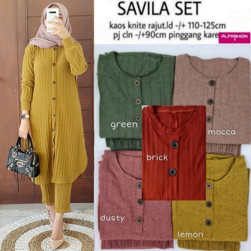 SAVILA SET ORIGINAL PRODUK NEW BY ALFASHION