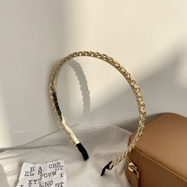 bando motif rantai chain alloy headband jba041(4D4,4D1)