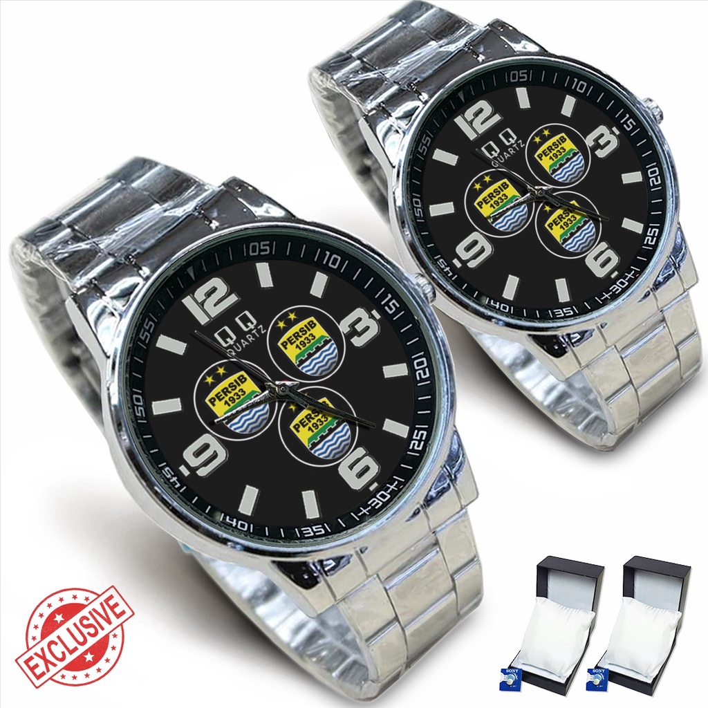 Jam Tangan Rantai Couple PERSIB - 1 (Keren)