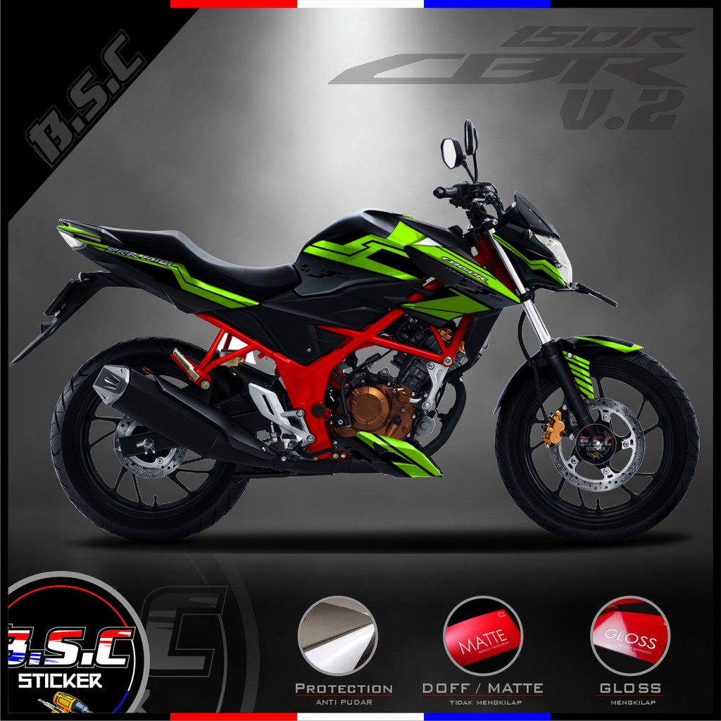 Decal FULL BODY Sticker CB 150R / CB150R / NEW CB 150R V.2 Motif Racing Tech. Stabilo