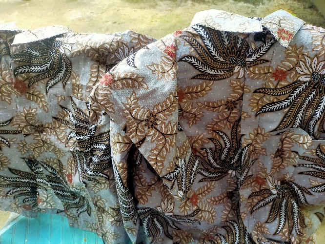 Kemeja Batik Anak Bapak Lengan Panjang Batik Couple Ayah Dan Anak Laki Laki Modern