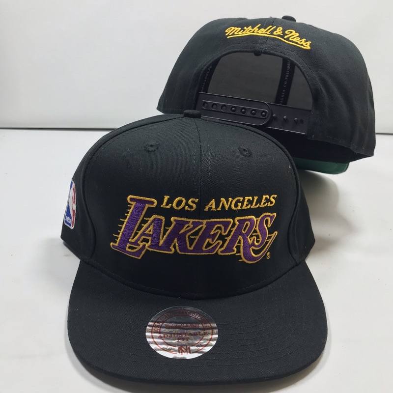 Topi Snapback Lakers NFL NBA Vintage Series ProLine Sport Specialties Mitchell Ness L Athletics Gree