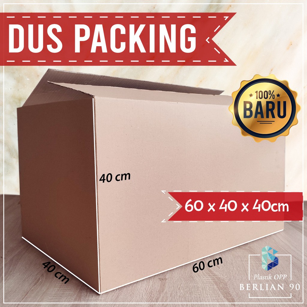 Kardus Packing 60x40x40 cm / Kardus Packing Besar / Kardus baru untuk Packing Pindahan