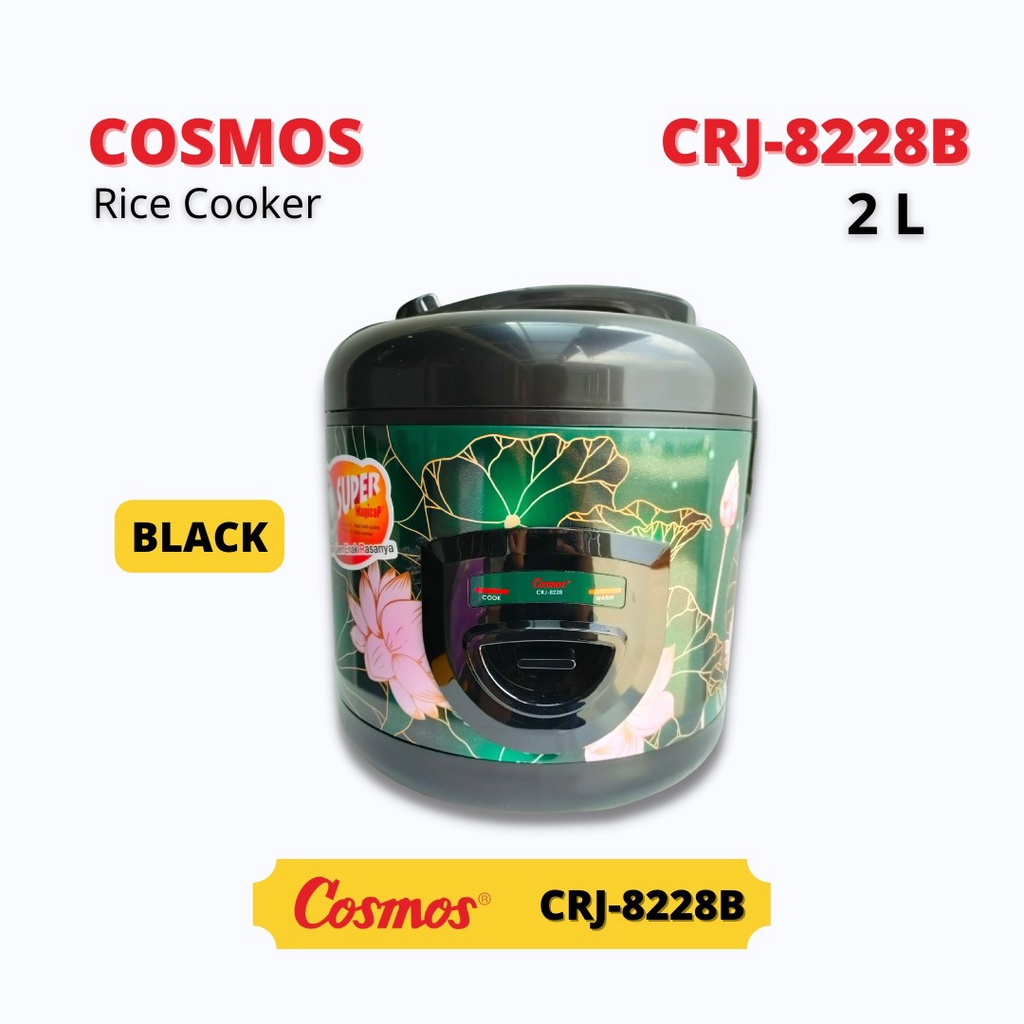COSMOS Rice Cooker 2 Liter Lotus Series CRJ-8228