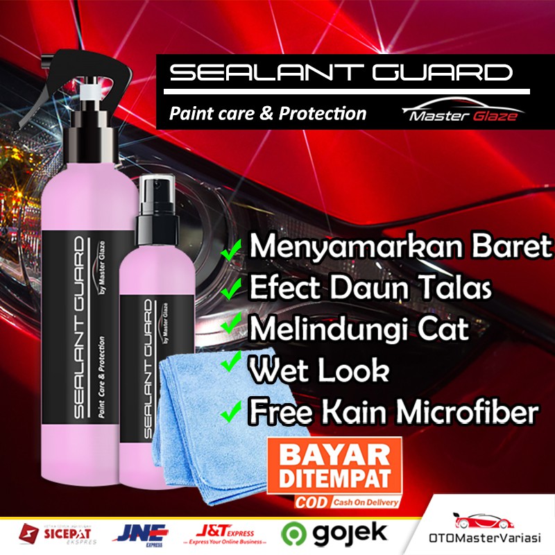 Sealant Guard by Master Glaze Pengkilap Body Motor Pengkilap Body Mobil Helm Wax Poles Nano Ceramic