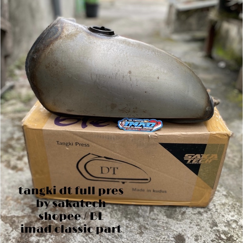 Tangki yamaha DT100 model Trail Trial Vintage Jadul model Orian Tengki DT 100 pres sakatech