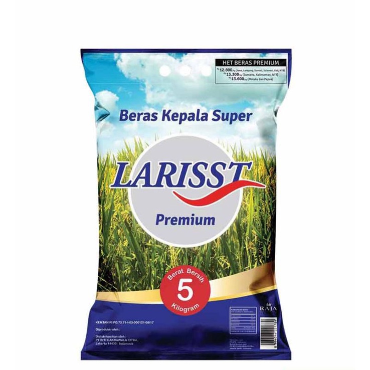 

Beras Larisst - Beras Premium 5kg