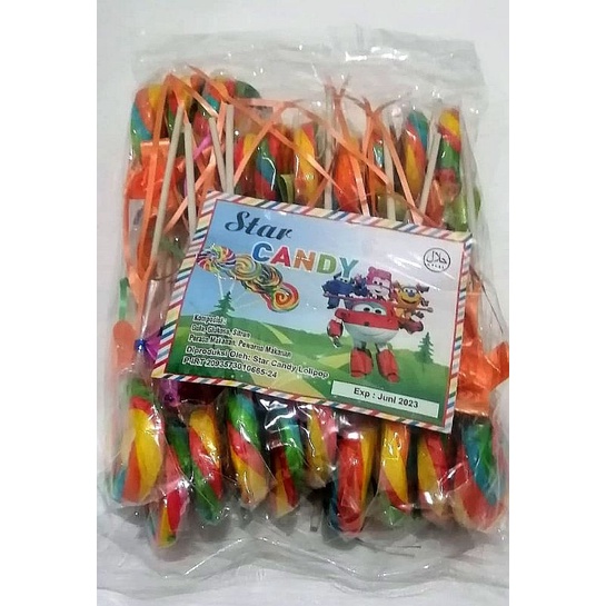 

lolipop murah original star candy 4cm