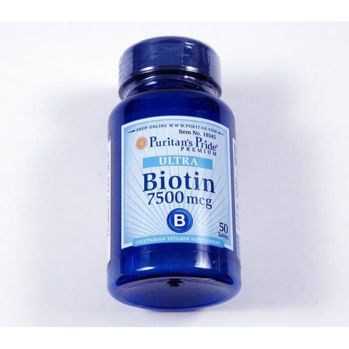 Puritan Biotin 7500 mcg 50 tablet Original