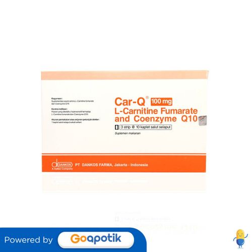 Car-Q 100 Mg Box 30 Kaplet