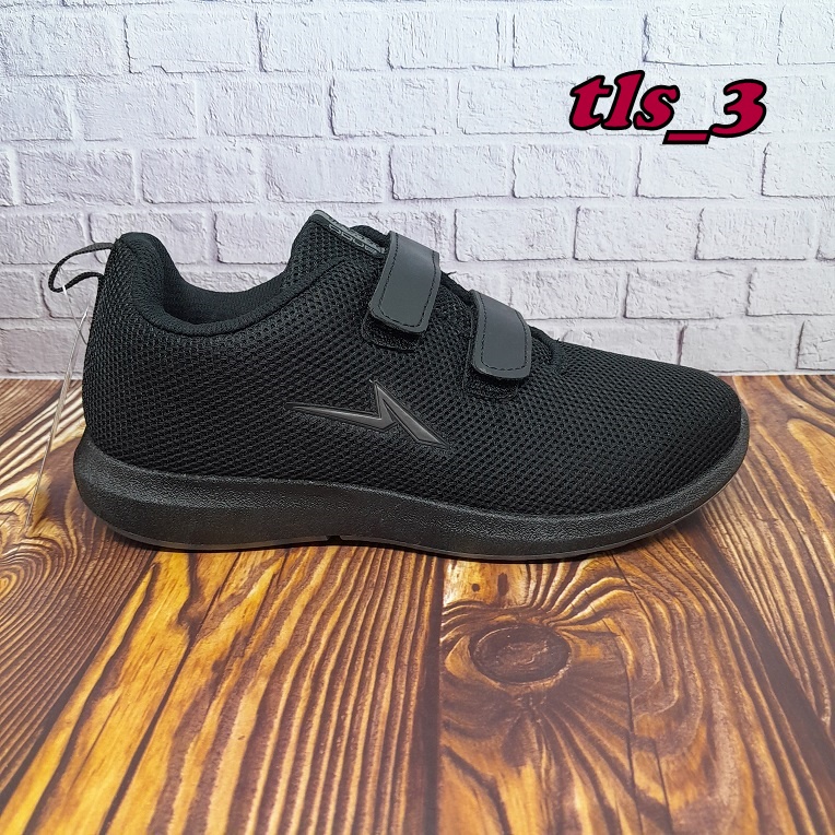 Sepatu Laki Remaja Ando Pino Velcro 31-38 Sepatu Sneaker Cowok