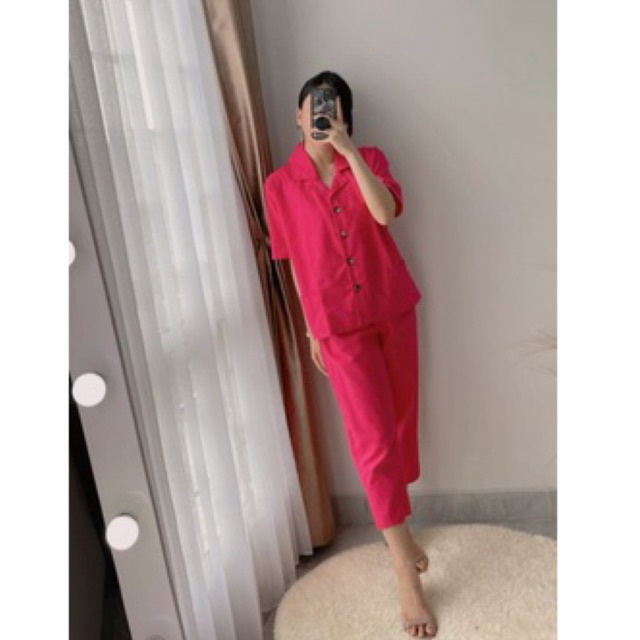 Puffy Set || Setelan Linen || Setelan Casual || Vaeesan