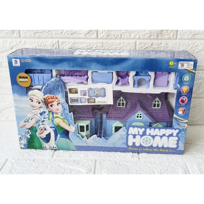 AMO-Mainan Rumah Rumahan Happy Home Frozen BP 9665 - MAINAN ANAK CEWEK