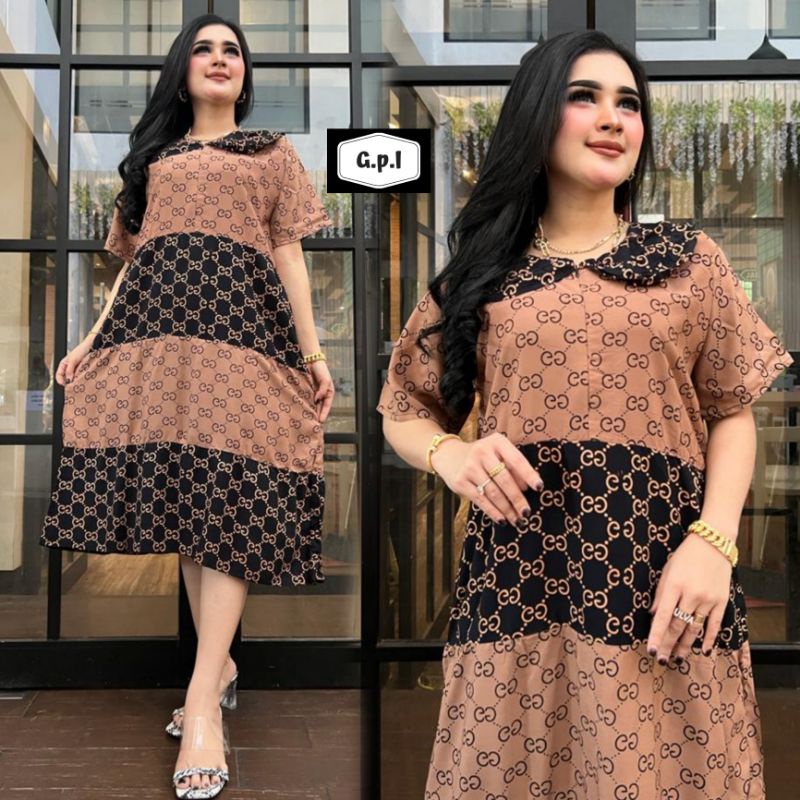 Daster Santung Tebal Motif Remaja Kekinian Terbaru 2022 Dress Kekinian Terbaru 2022 Daster