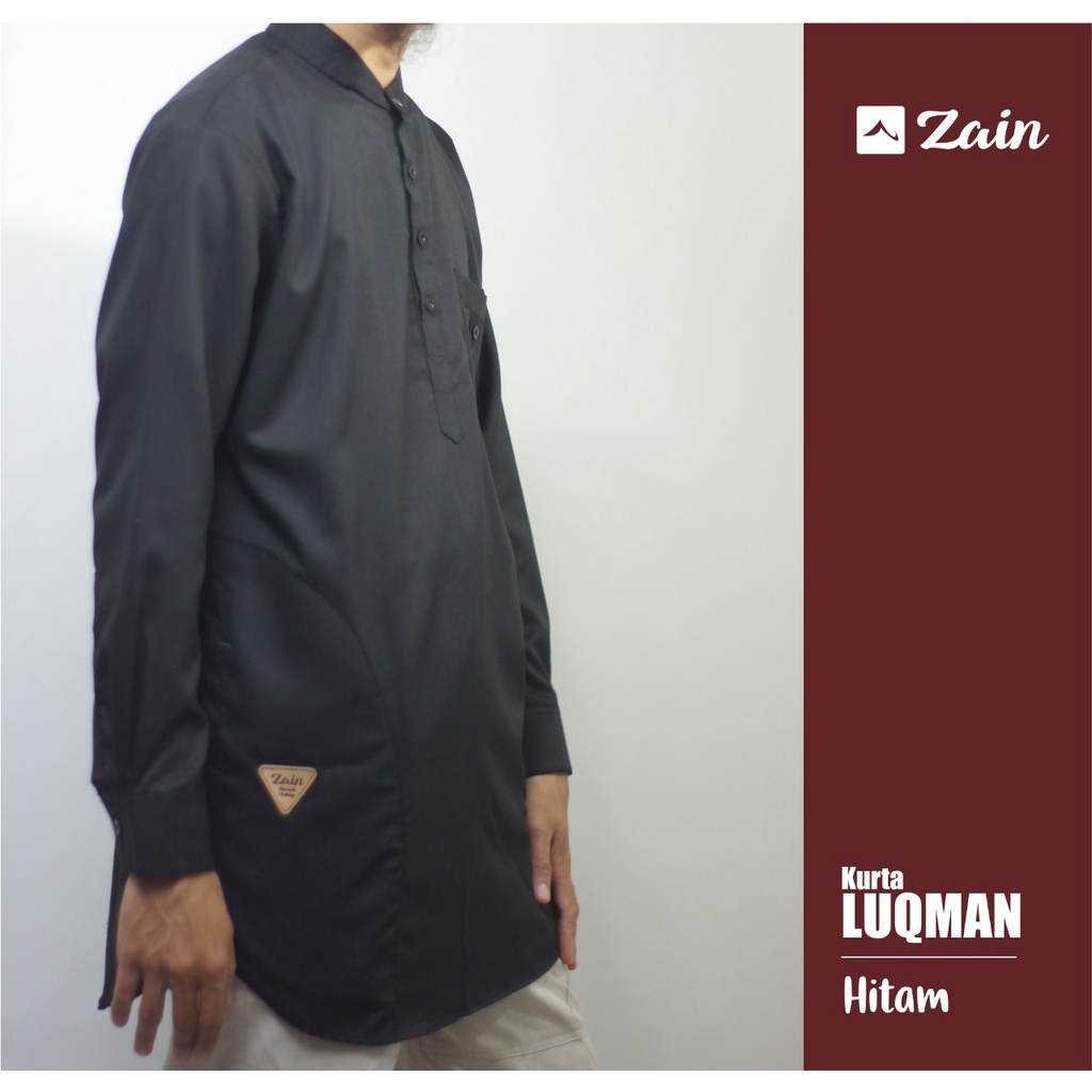 Kurta Luqman, lengan panjang, By Zain sunnah clothing