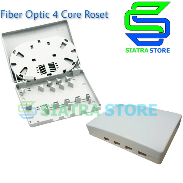 Fiber Optic 4 Core Roset Kosongan|Roset FO 4 Core|FTTH Roset