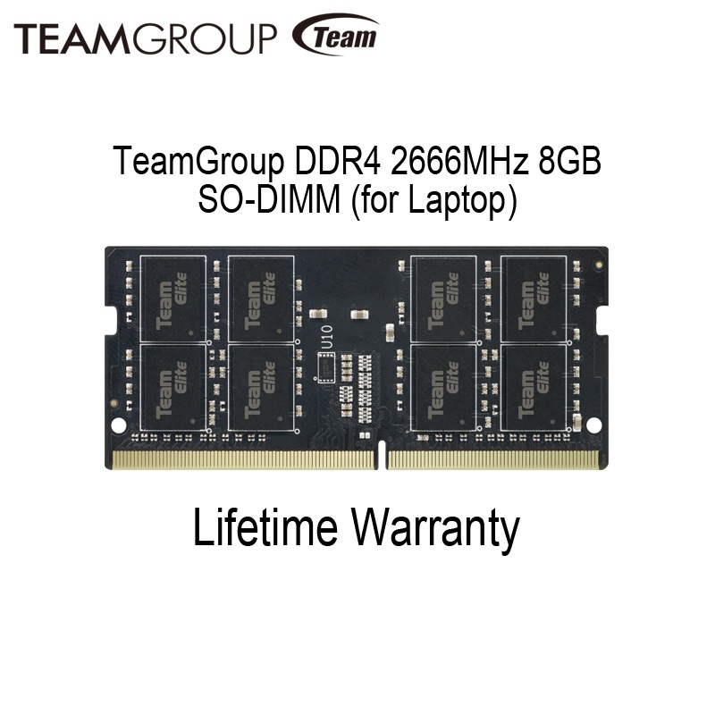 TeamGroup DDR4 2666MHz 8GB Sodimm for Laptop / Team Memory DDR4 2666 8GB