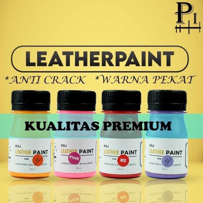 Terbaru Cat Sepatu / Cat Tas Ksj Leather Paint / Kulit / Midsole (