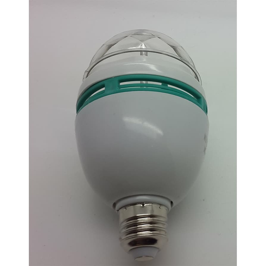 Lampu Led Disco Rgb Rotate With Sensor Suara / Tepuk Tangan