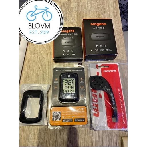 Paket Xoss G+ Magene Heart Rate Magene Cadence Dan Barfly Sram Komplit