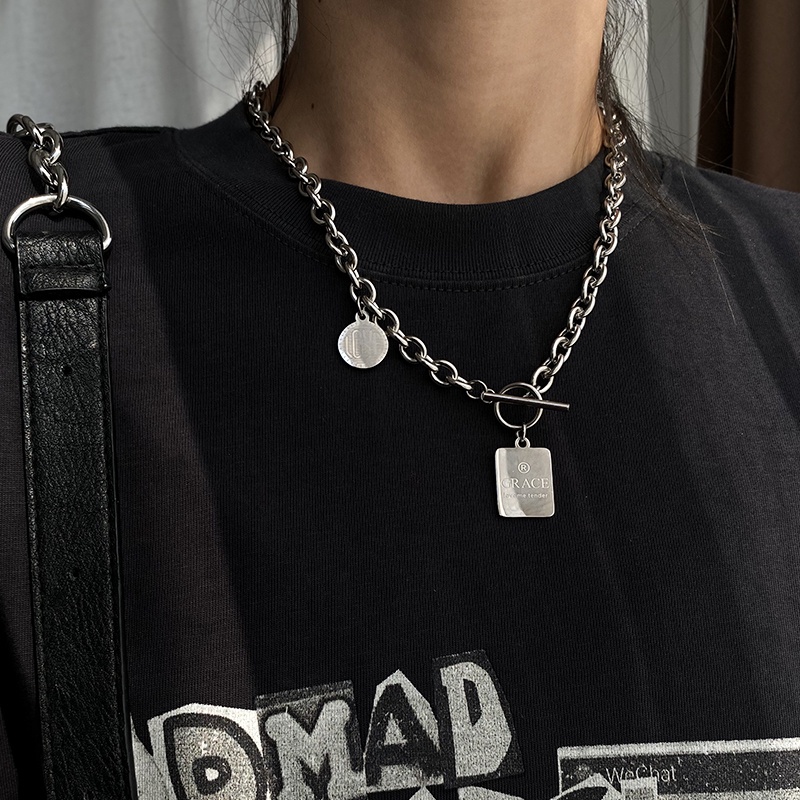 Yuanfang Brand Necklace Accessories Trendy Hip Hop Clavicle Chain