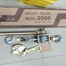 Ratchet puller 2 ton NGK / tracktang + kodokan wire grip ratchet