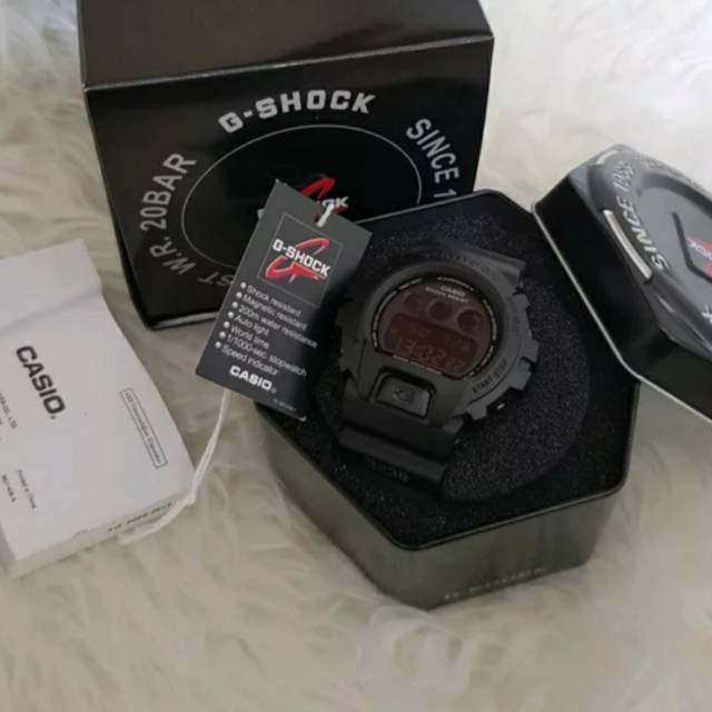 G-shock DW6900 MS 3220 black ori bm