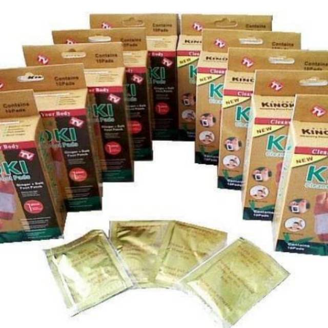 Kinoki Gold - Kinoki Cleansing Detox Foot Pads koyo kaki bambu membuang racun asam urat