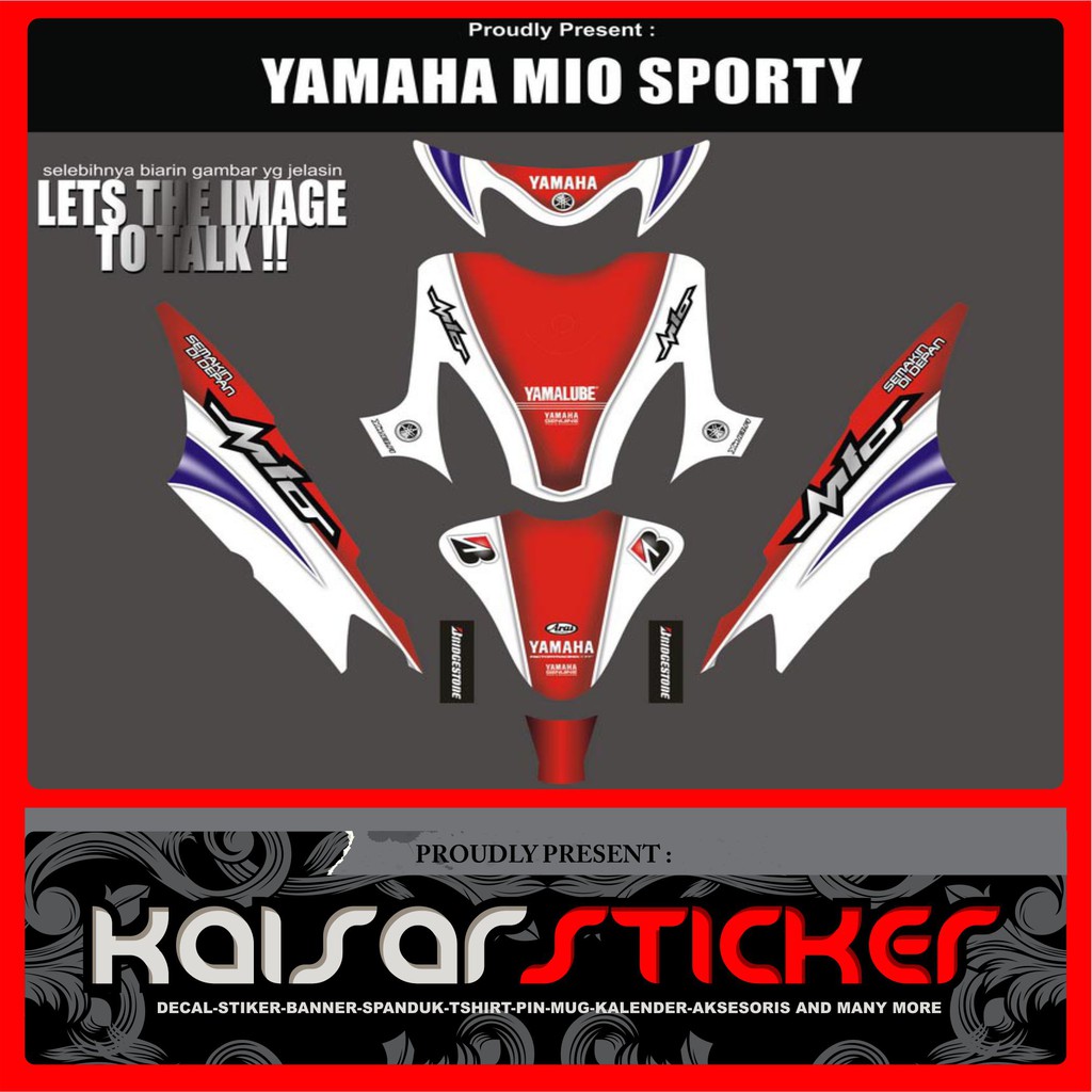 Sticker Motor full body Decal Stiker Mio Smile - Mio Sporty GRAFIS 2
