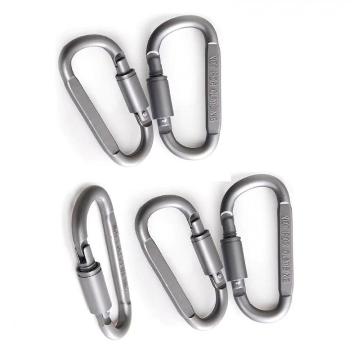 Carabiner Travel Survival Kit - Set of 6pcs