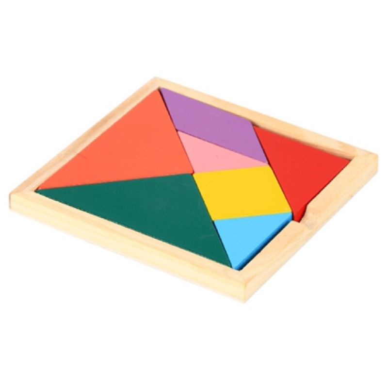 PUZZLE KAYU TANGRAM BALOK