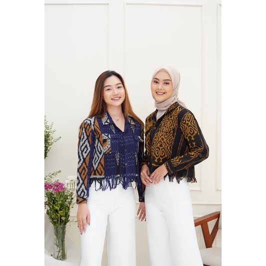 ATASAN ALIFIA TOP TENUN KEISHAN.ID BLUS KANTOR ATASAN ETNIK KEKINIAN || OUTER TENUN WANITA || OUTER TENUN || ATASAN TENUN WANITA || ATASAN TENUN || OUTER WANITA