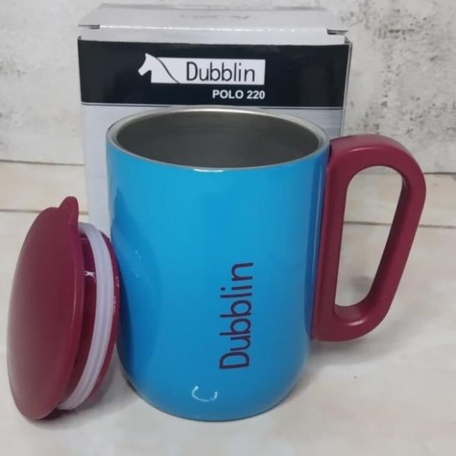 ー➯ Gelas mug polo 220ml Dublin / Gelas tahan panas stainlees 220ml dublin ★ 0GZ