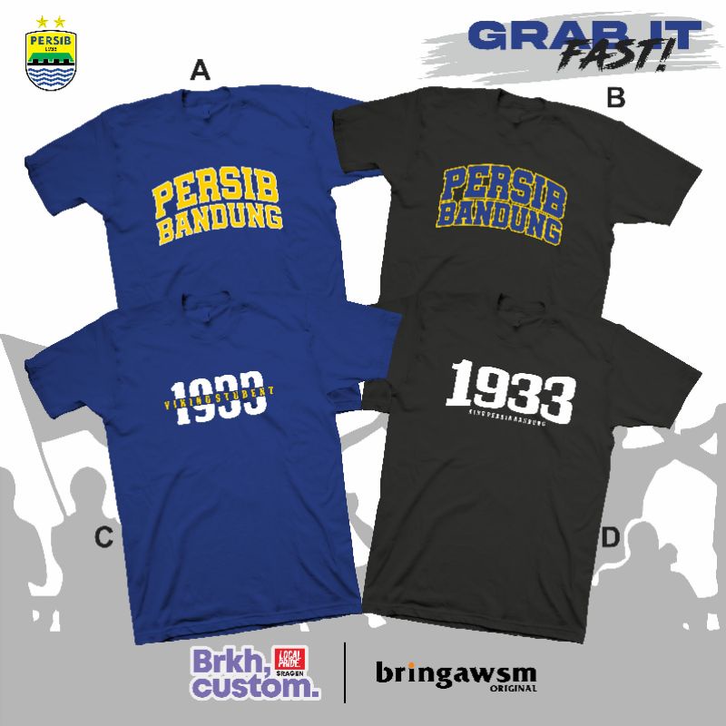 KAOS PERSIB KAOS SUPORTER PERSIB KAOS BOLA KAOS Distro AWAYDAYS  BRKHCUSTOM